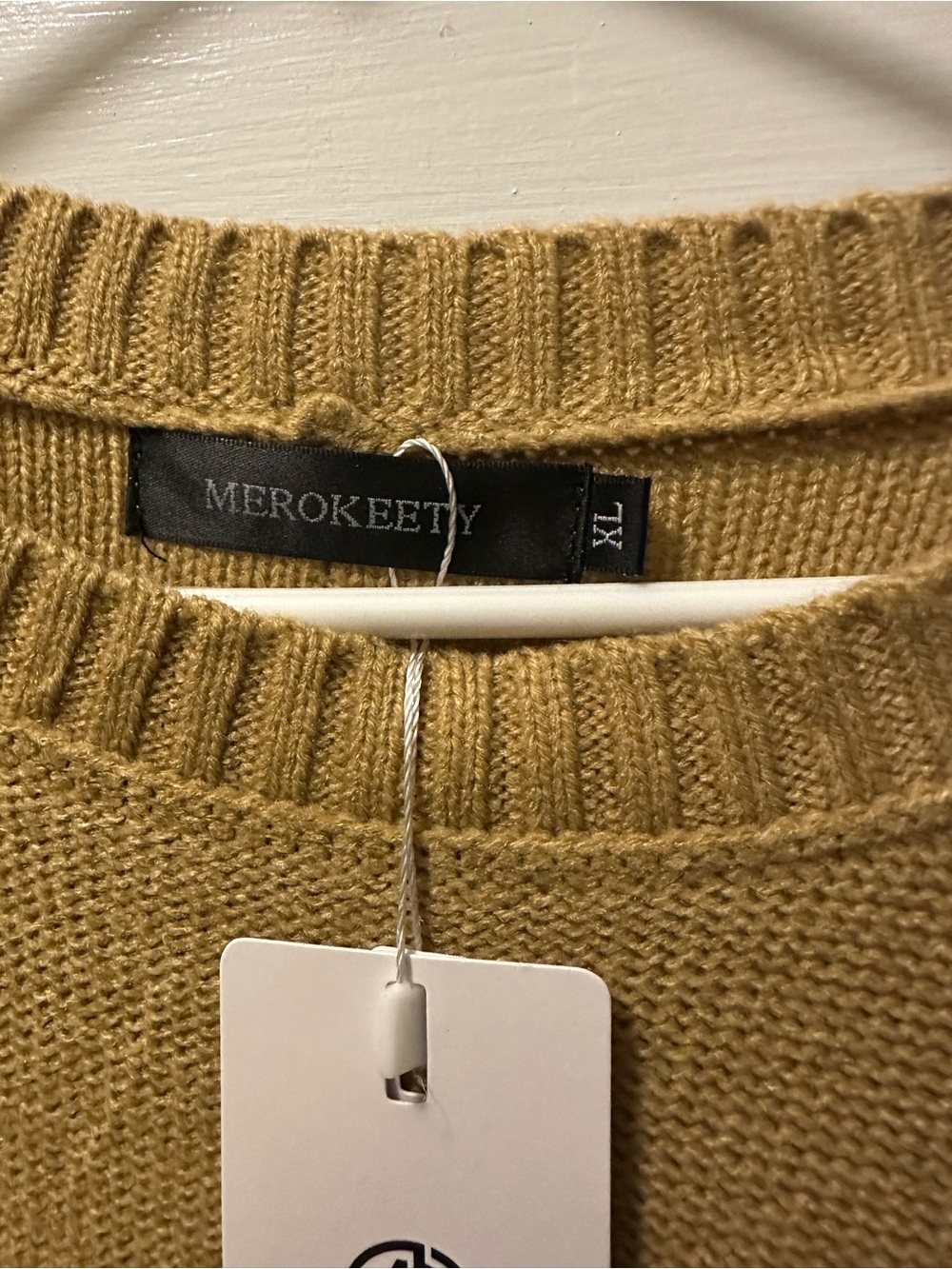 Women's Crew Neck Sweater — Ochre